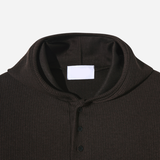Polz Rib Henley Hoodie