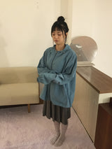 hei pleats midi skirt (2color)
