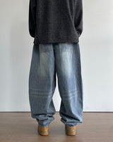 Mob Pintuck denim pants 2C