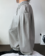 10000ソルド❤バックフロントツーピンタックバルーンオーバーパンツ🩶🖤2カラー🩶S-XL