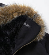 25FW★ [ EEUN MADE ] ツリーホットフィックス ダブルファーフード ジップアップ