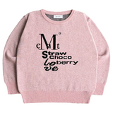 SUDBURY BIG LOGO LETTERING JACQUARD KNIT (UNISEX)