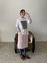 ロマンティックシルキーレーススカート