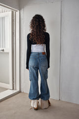SOFT POSE TEE - BLACK