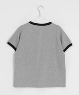 エシニドットパッチリンガー半袖Tシャツ
