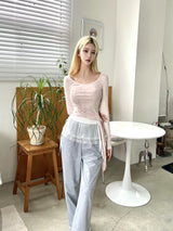 1468. Ballet printing ribbon T (2color)