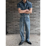 [MUSCLE FIT] クールエバーウエスタンポケットシャツ(3color)
