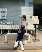 【MADE】Slit Back Maxi Skirt