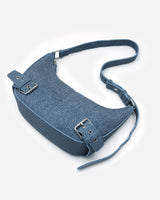 Linta denim buckle hobo bag