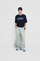 24FW レイヤーワールドツアーロゴショートスリーブTシャツブラック