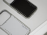 round dot mirror bumper case + magsafe [black]