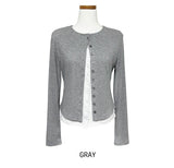 Poning Layered Double Cardigan