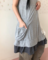 Lipf Pocket Sleeveless Dress