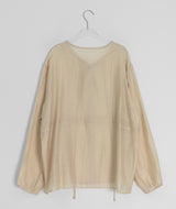 Noah See-through Summer Tie Blouse