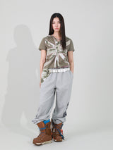 CROSS PATCH HOODIE (KHAKI)