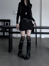 deep skirt pants