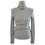 Winter Blend Wool Polar Semi-Slim Fit Long Sleeve Knit Top (5 Colors)