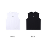 Lowers embroidery over sleeveless