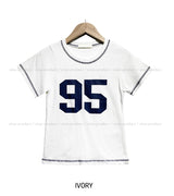 95 ステッチスリムTシャツ