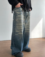 Fair Cat Washing Denim Pants