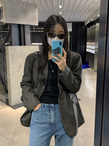 [MADE] Ditto wide long boots cut denim