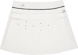 Piercing Low Waist Pleated Skirt