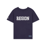 1/2 リージョンモータースクラブポケットTシャツ (ネイビー)