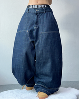 LAYERED BANDING DENIM PANTS🖤💙 - 2 COLORS