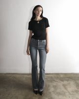 Metal Triclipse Slim Fit Bootcut Denim Pants Blue