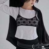 [Hamonz] Flower String Net Bustier - 3 Colors