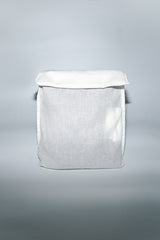 Garden satin jacquard bag, Cream