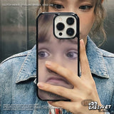 Hip Sulky Baby Face Epoxy Bumper iPhone Case