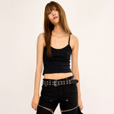 Low Tank Top - Black