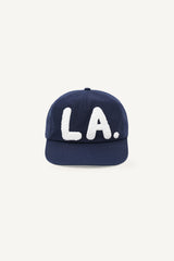 LA Boucle Lettering Flat Ball Cap