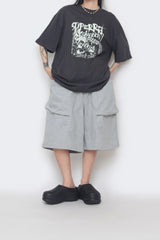 Double-Pocket Balloon Half Pants