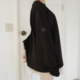 ガーデンロングスリーブT (black)