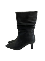SHIRRING ANKLE BOOTS