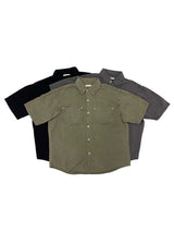 Rivet washing work shirts 3color