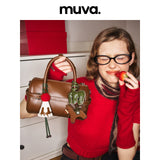 muva. Genuine‑Leather Autumn‑Winter Commute Bag for Women, Cross‑body Handbag with Niche‑Original Design, New Arrival Dec 19