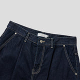 Pellid handle bermuda denim pants -1C