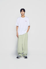 24FW ピクセルベーシックロゴショートスリーブTシャツホワイト