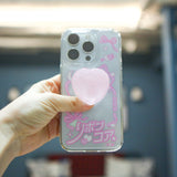 【MADE】glitter Heart Smart Tok / Pesto 23.