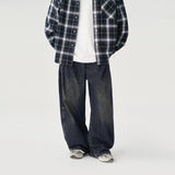 TopBasics Work Washed Barrel Leg Denim Pants