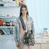 Ribbon dumpling bag_brown