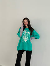 エンジェルレースレイヤードTシャツ