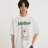 GOOREUM イラストレーションハーフスリーブTシャツ