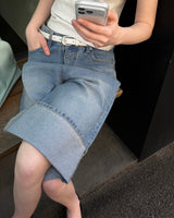 [ORIGINAL] Riku Roll-up Bermuda Denim Pants