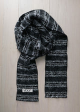 Sof Knit Long Muffler_Melange Grey
