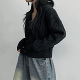 [Planning!] Jit Twisted V-Neck Knit Cardigan (8 colors)