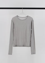WOOL TENCEL SLEEVE TEE